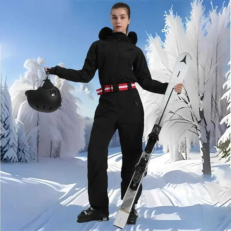 One Piece Winter Suit Women Women One Piece Snow Suits 2025 Skiing