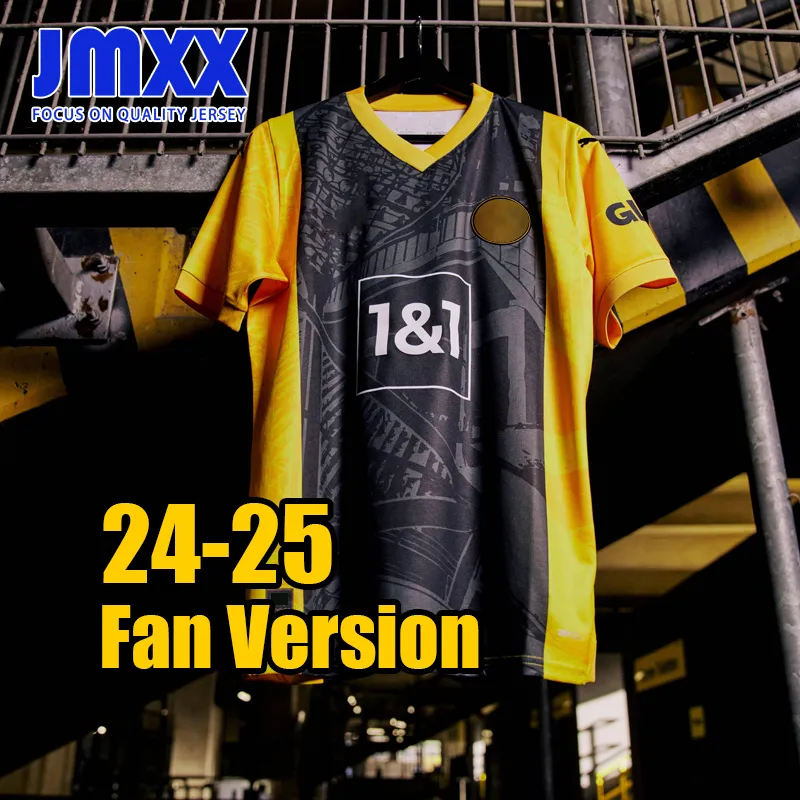 S-4XL JMXX 24-25 Borussia Dortmund Soccer Jerseys Special Edition Home  Stadium 50th anniversary Mens Uniforms Jersey Man Football Shirt 2024 2025  Fan