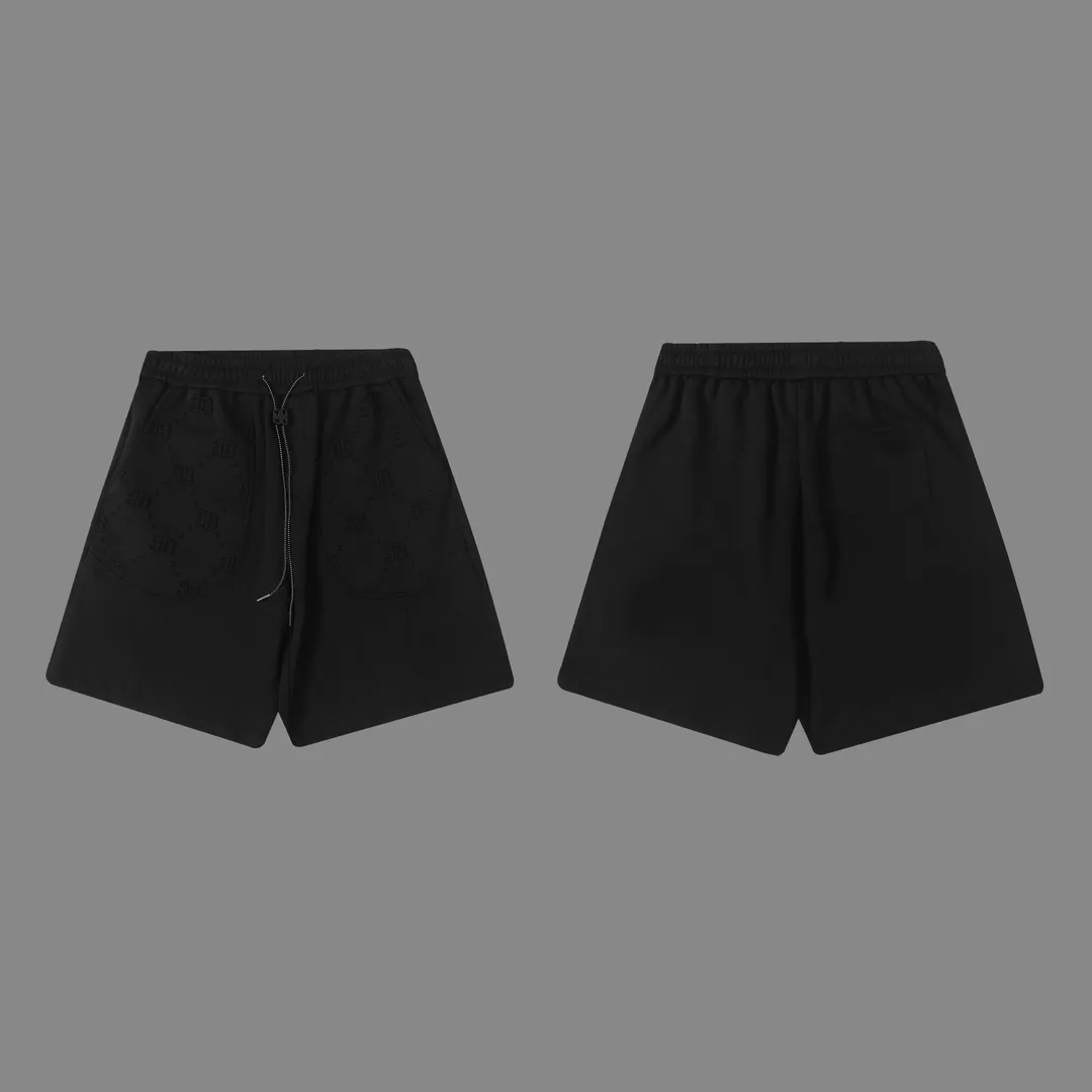 2024SS herres designer sommar Nya mode svarta shorts lera tvätt lös case strandbyxor storlek s-xl a28