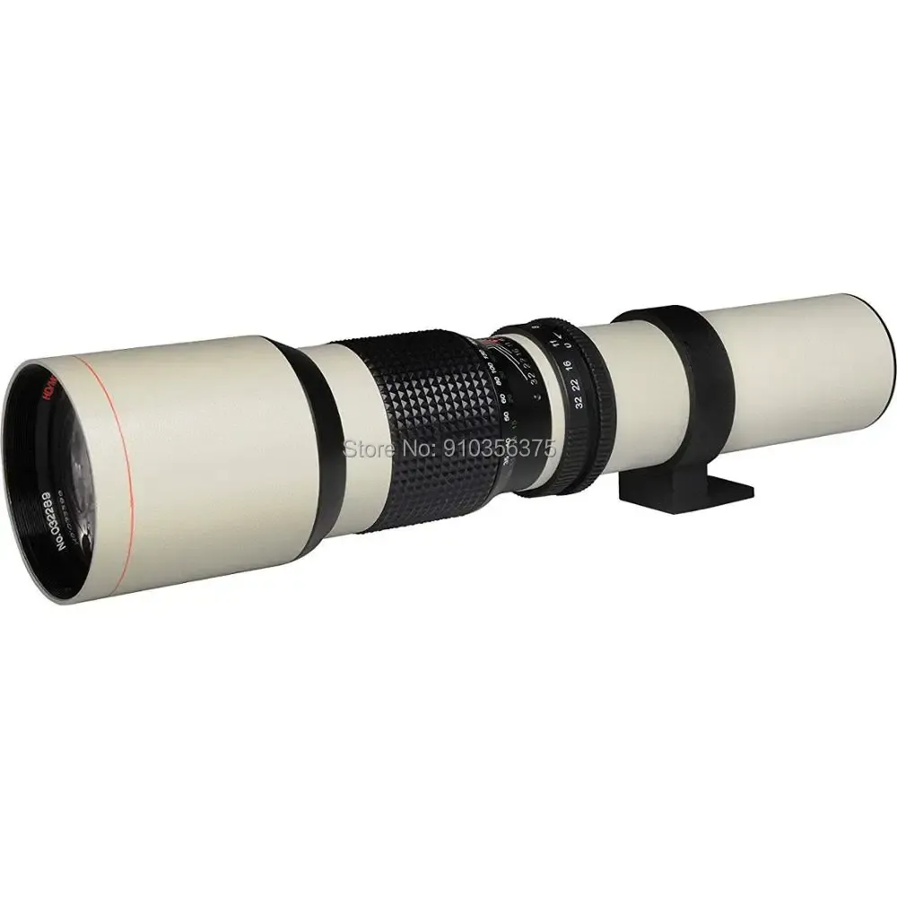 Filters Jintu 500mm F/8 Manual Telephoto Lens for Canon Eos 80d, Eos 90d, Rebel T3, T3i, T4i, T5, T5i, T6, T7 T6i, T6s, T7i, Sl1, Sl2