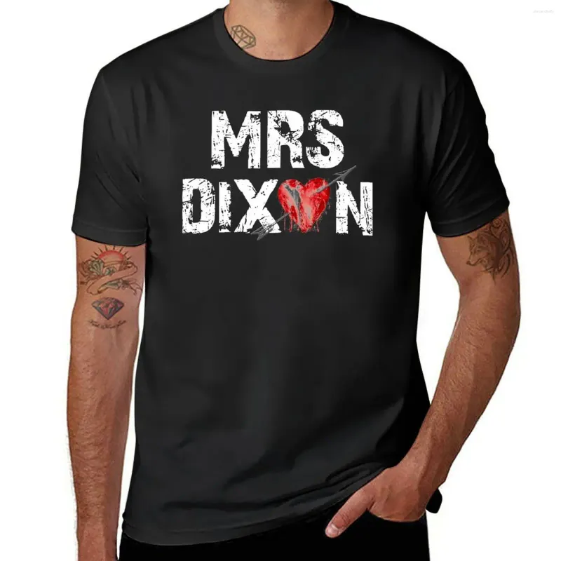 Tanques masculinos Sra. Dixon?Camisetas em branco T-shirt Treino estético personalizado para homens