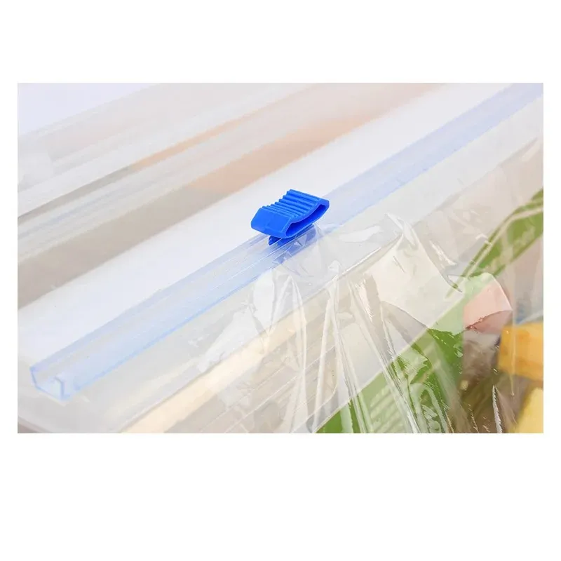 Emballage alimentaire réutilisable pratique et distributeur de pellicules en plastique pour couper en douceur une variété de plats dans la cuisine de la maison