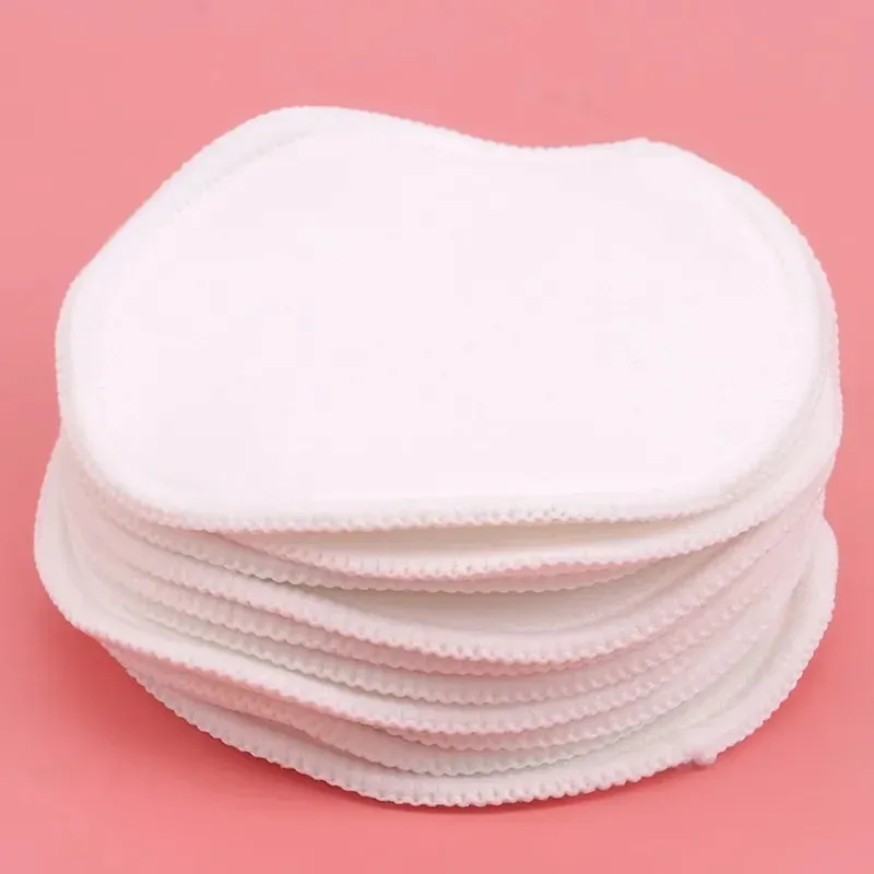 Almohadillas de algodón reutilizables para almohadillas de maquillaje de fibra de bambú rondas lavables de maquillaje de algodón facial