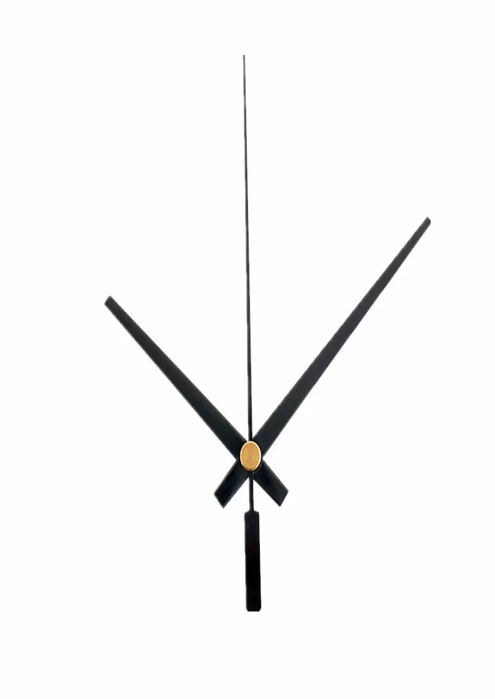 50sets Metal Black Clock Hands Pointers for Wall Quartz Clock Mouvement Mécanisme Insérer des accessoires de réparation de bricolage 7204366