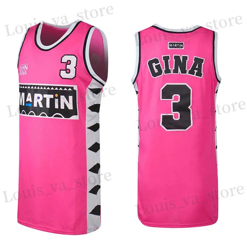 T-shirts voor heren basketbaltruien Martin 3 Gina Jersey naaien borduurwerk goedkope hoogwaardige buitensport hiphop zwart 2023 nieuwe zomer t240408