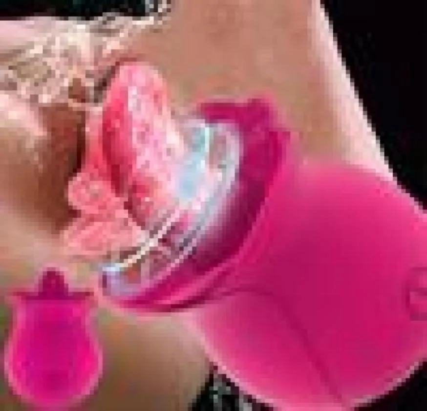 Sex Toy Massagegerie Rose Form Vagina Zunge lecken Vibrator intim gut Ni2306246