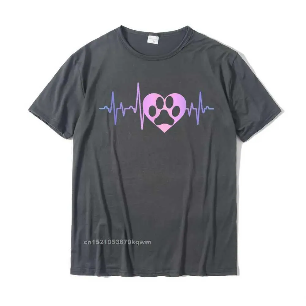  Men Tshirts Leisure Comics Tops Shirt 100% Cotton Round Collar Short Sleeve Personalized T Shirt ostern Day Wholesale Dog Paw Print Heartbeat EKG Women Girls Mom Puppy Lover Gift T-Shirt__5124 carbon