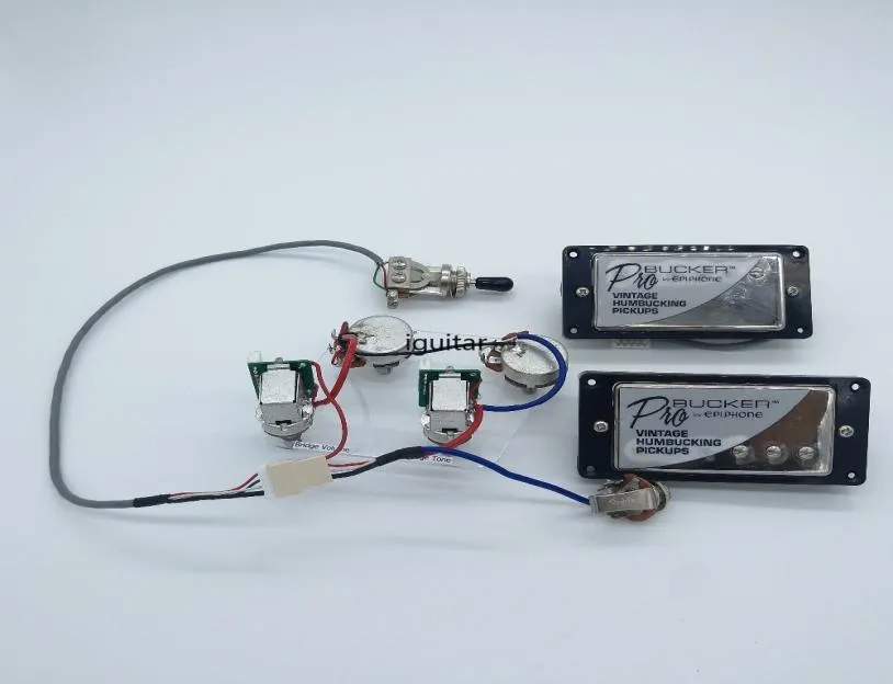 Оригинальные пикапы электрогитары EIPH Alnico5 Humbucker Pickups 4C с Push Pull FunctionWiring Harness4796112