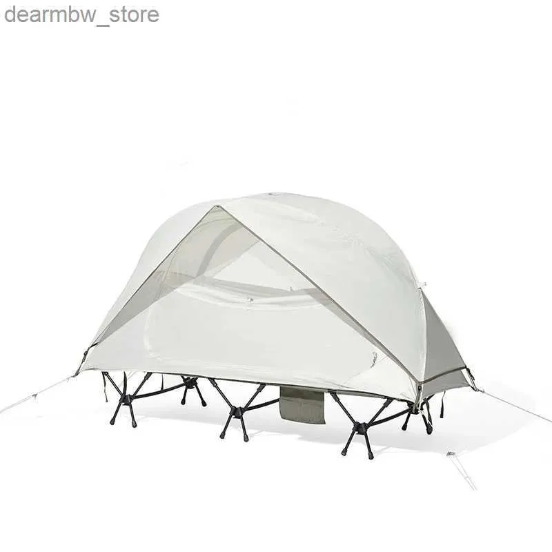 Zelte und Schutzhütten tragbare Klappcampingbett Zelt Picknick Ultraviolett-vorsichtige winddichte multifunktionelle Hocker Büro Nickerchen im Bett Outdoor L48