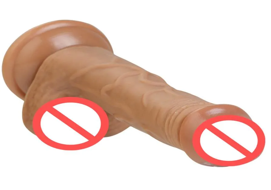 Masturbatore di sesso di dildo giocattoli silicone di dildo del pene con forte aspirazione dildo Dongs Dongs Prodotto sessuale per donne sesso6018933