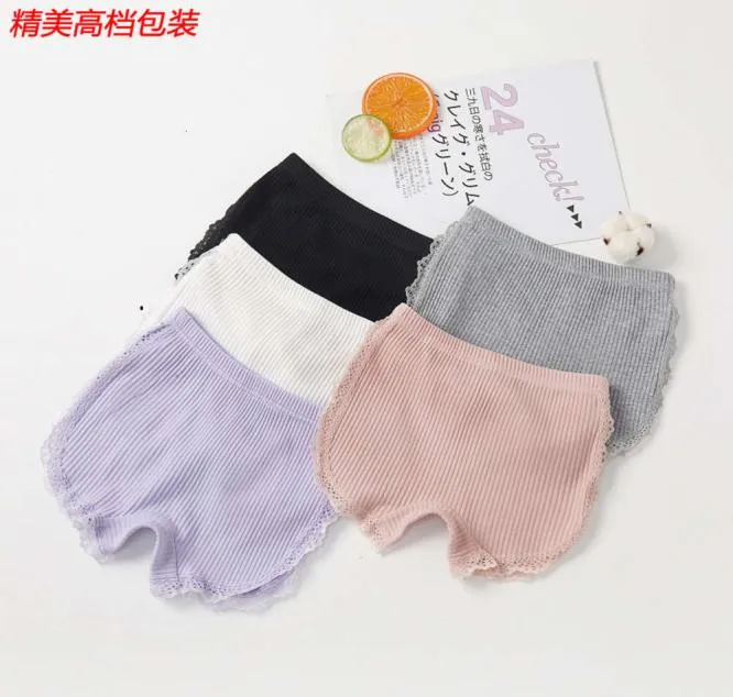 Girls039 safety pants light proof summer thin children039s Leggings shorts baby middle and big children039s 95 Cotton Box6933036