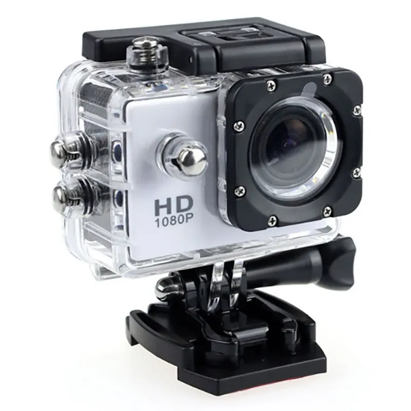 Wsporniki kamera akcji Ultra HD 1080p 2,0 -calowa podwodna wodoodporna hełm kamery wideo