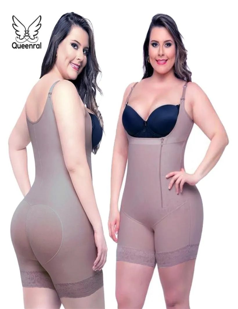 Shapewear Control Control Trainer Body Body Shaper Full Tummy Lace Slimming Underwear Korsett For Women Butt Costumes 2201154361052