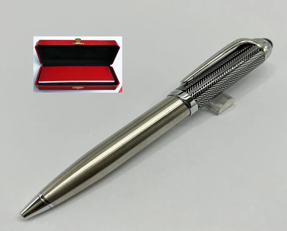 Designer GiftPen Ballpoint Pen Pen Office amministrativo di cartoleria Luxurs promozione 5A Metal Pens con penscase originale per regali9648084