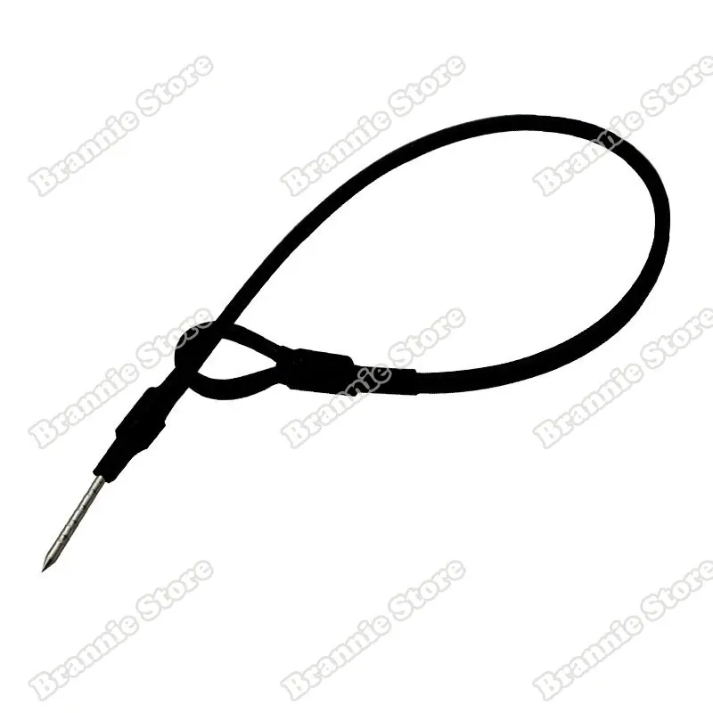 System 1000pcs/Lot Black Color Eas Lanyard med en slinga och en stift som används med eas hårda taggar eas säkerhet Lanyard DHL gratis frakt