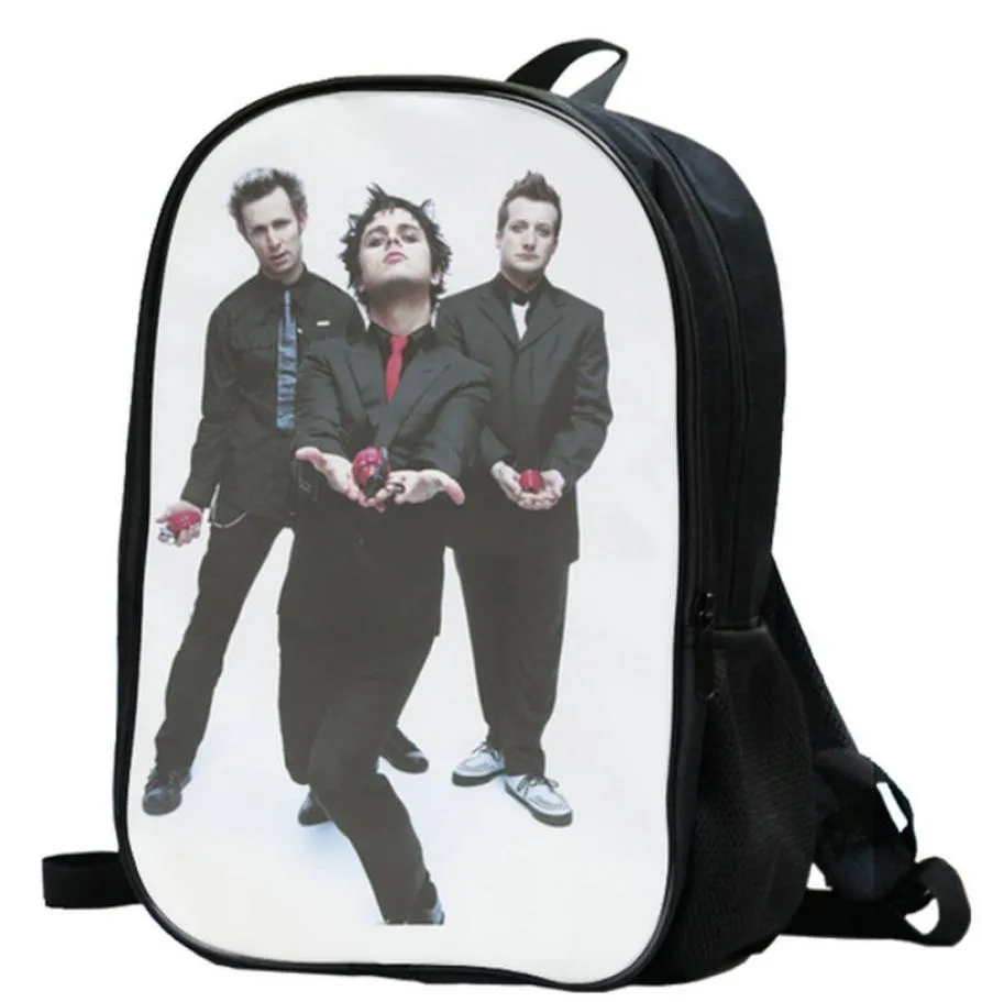 Американский рюкзак идиота Green Daypack Punk Rock Picture Picture Schoolbag Po Rucksack Sport School Bag Сумка на открытом воздухе Pack8753940