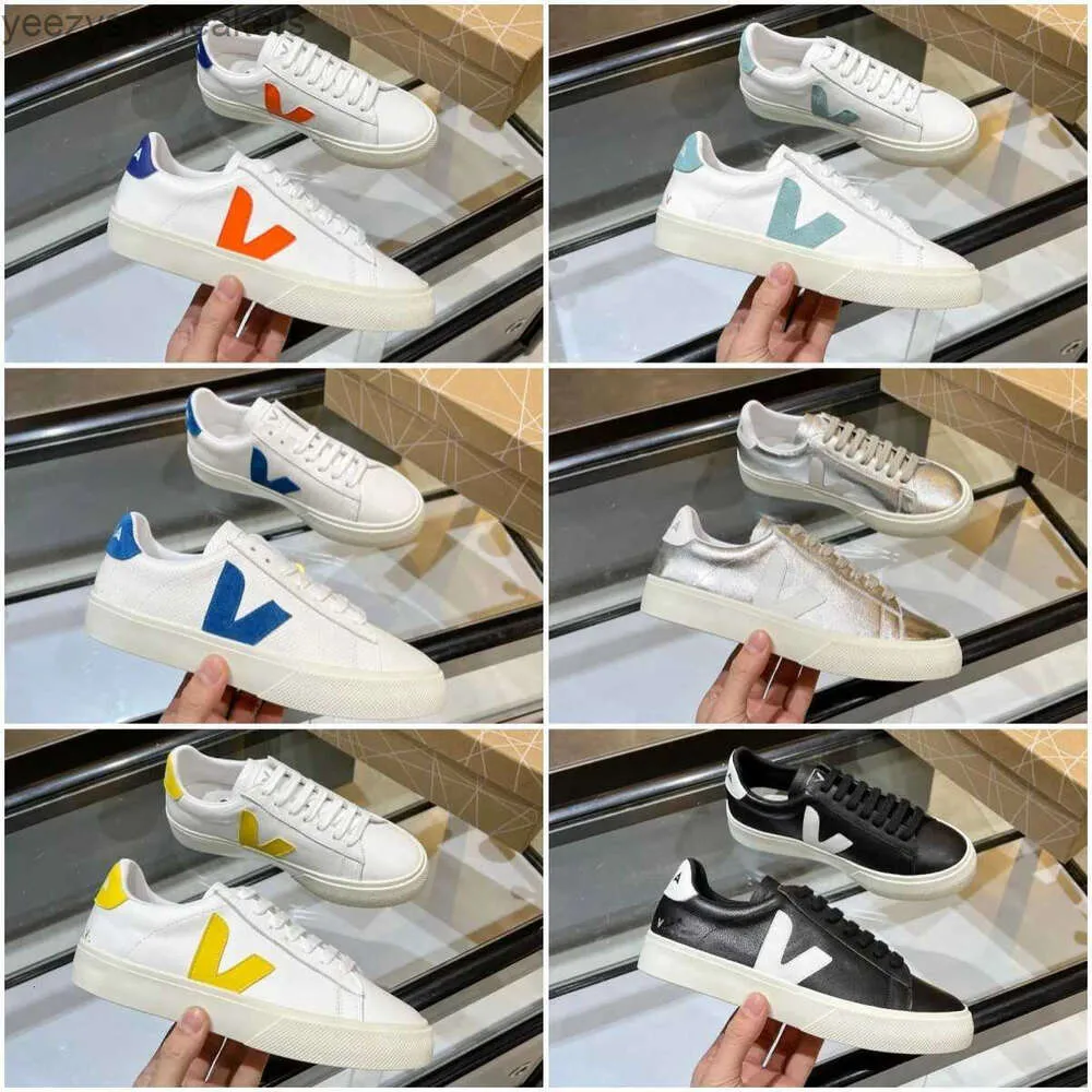 Vejaas Vejaies Vejaonly Sneaker V Logo Shoe Campo V-10 Cor Chaussures Designer Classic White Women Men Sneaker Low Casual Shoes T0pl