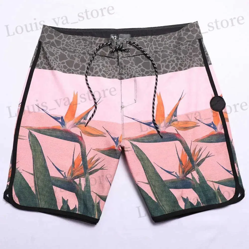 Men's Shorts Brand New Boardshorts Mens Trunks Quick-Dry Stretch Surf Pants Swim Beach Shorts Waterproof Bermuda E703 T240408