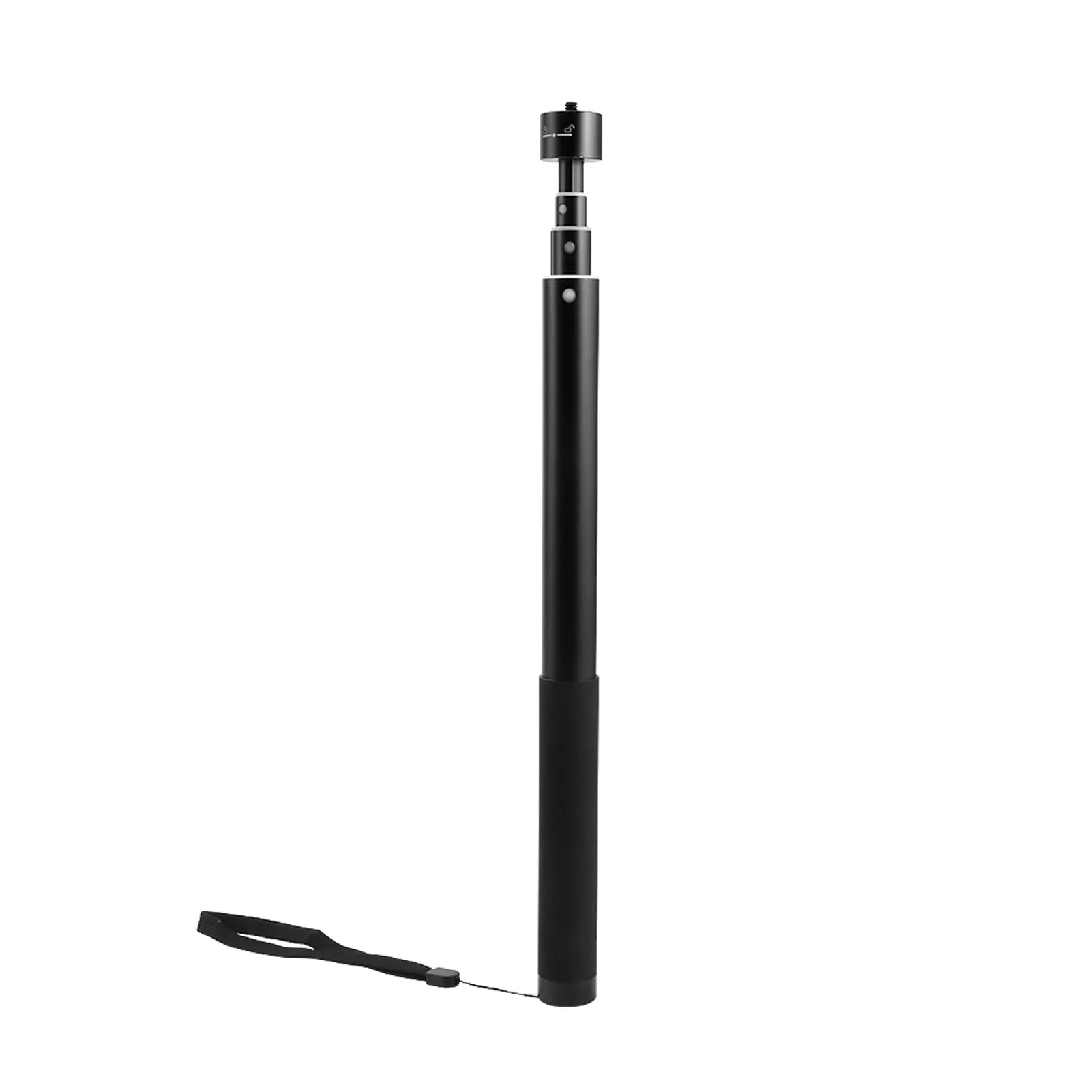 Accessories Pole Aluminum Alloy Portable Durable Black Stick 5 Section Telescopic Holder Interview Microphone Extension Boom Accessories