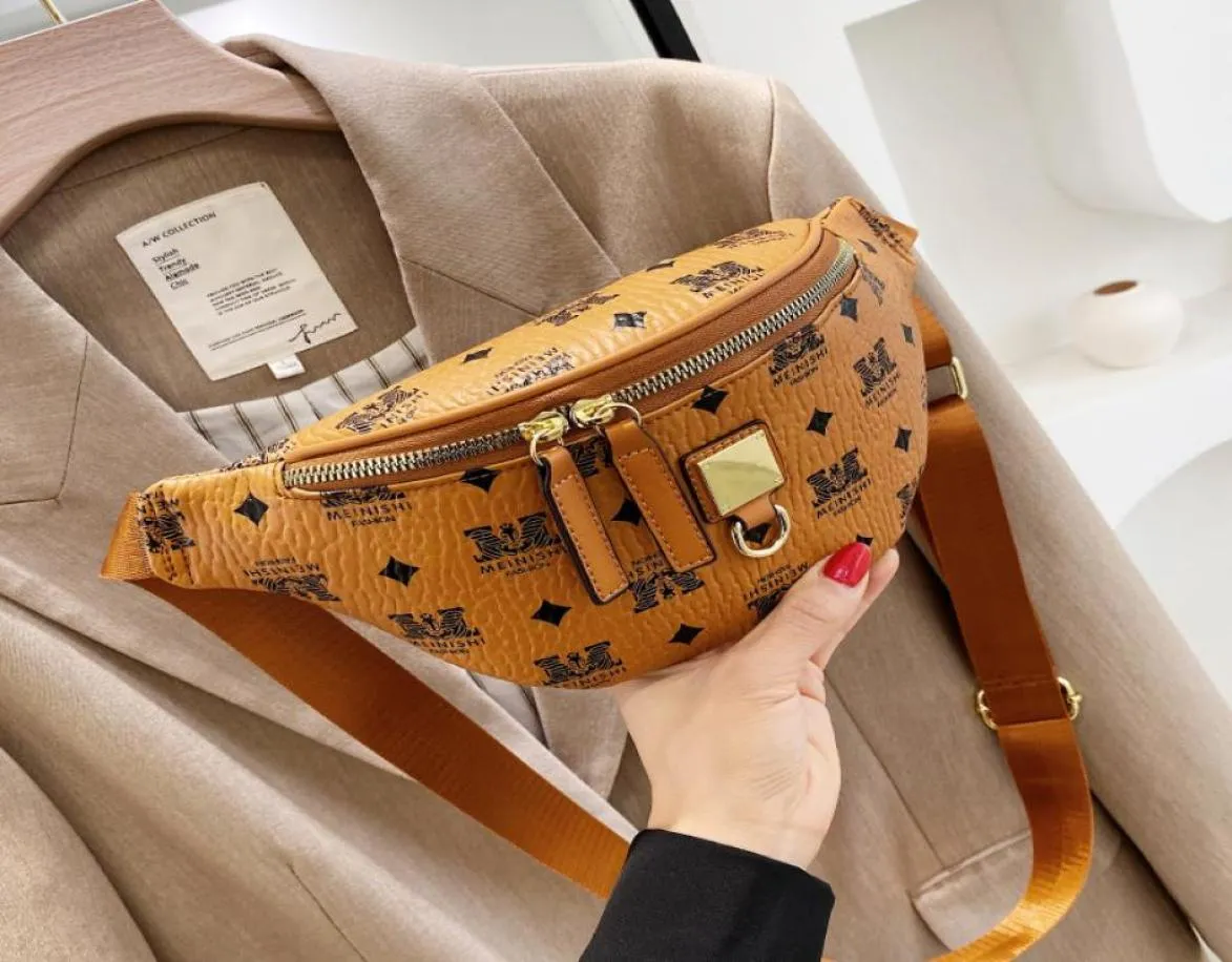 Luxury Fanny Pack Designer midje bröstväska bruna crossbody -väskor för kvinnor modeväska och handväskor koreanska bumväska plånbok 8163652