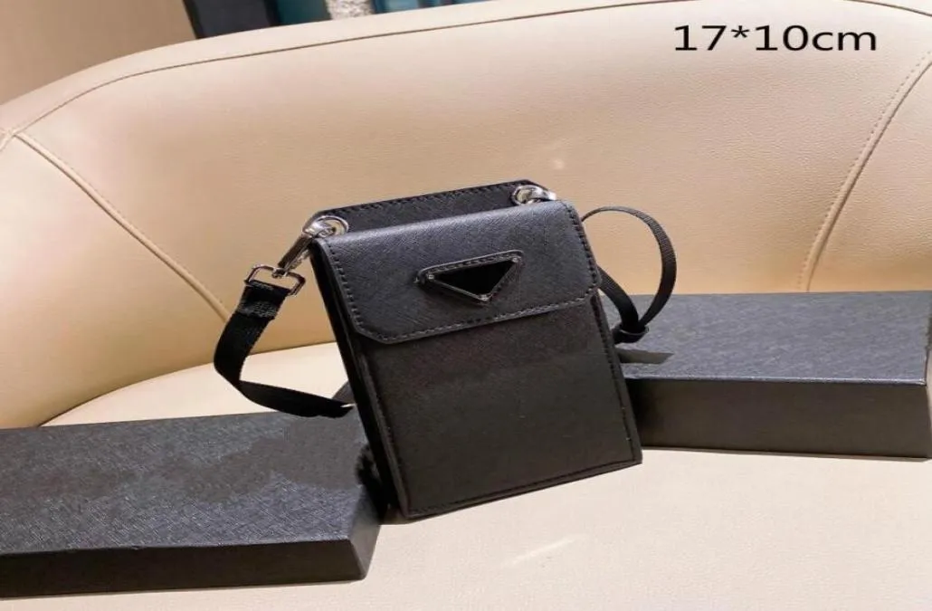 Moda luksusowe mini torby na smartfony projektanci minisalizować torba telefoniczna crossbody jedno ramię z trójkątem małe portfele torebki sho4761425