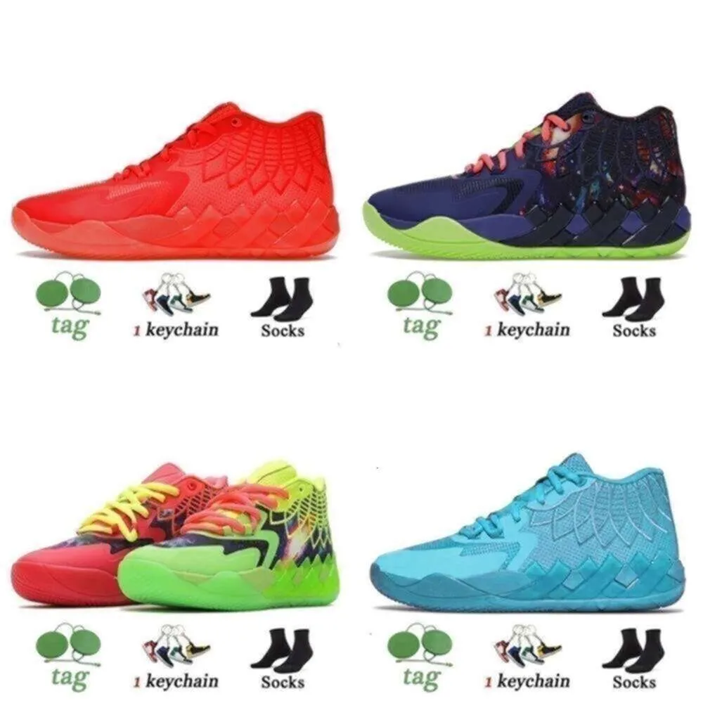 4S Sports Shoes Lamelo Shoe Lamelo 2023 Ball Shoes Mb.01 LO Mens Баскетбольная обувь 1of1 City Rock Ridge Red Blast City Galaxy Unc Радых.