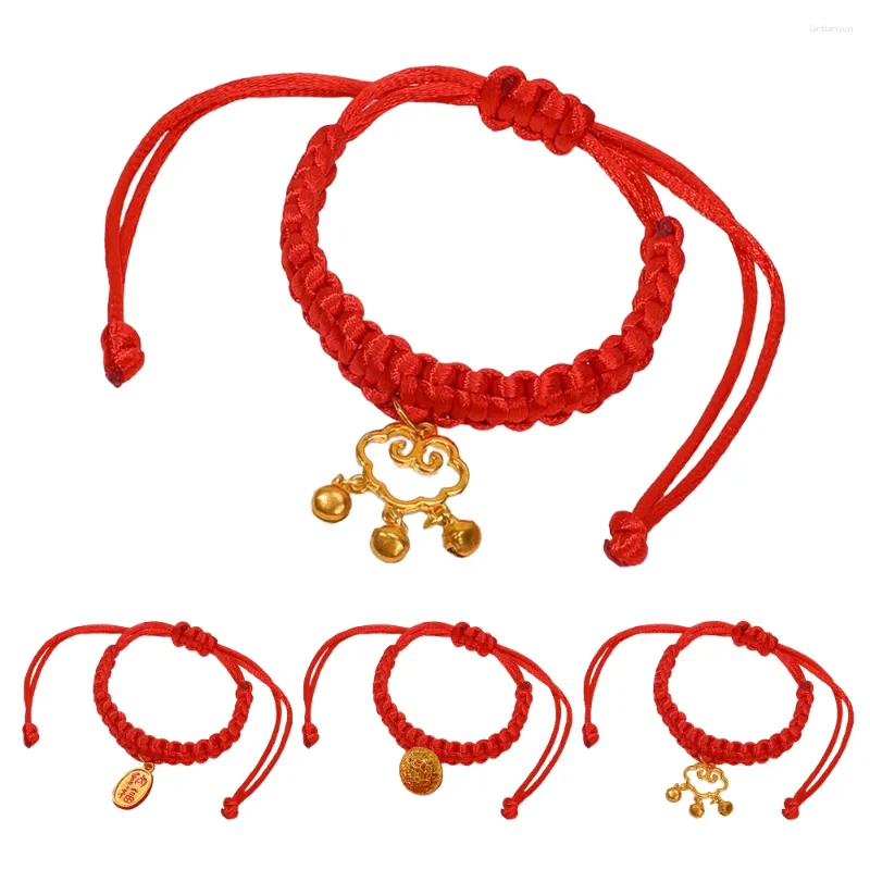 Colliers de chien Colliers de boulangerie réglable pour animaux de compagnie Red Longévité Golden Lock Collier Chiens Cat Année Festive Bijoux Colliers Fabriés ACCESSOIRES