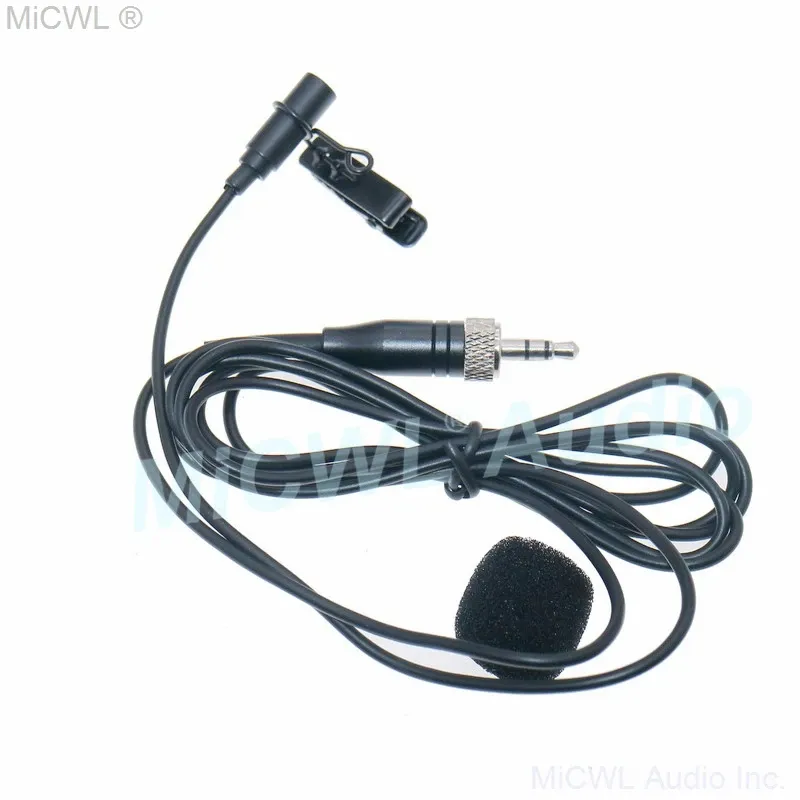 Microphones Black ME2 ClipOn Lavalier Microphone for Sennheiser G2 G3 G4 Wireless BeltPack Transmitter 3.5mm Stereo Lock