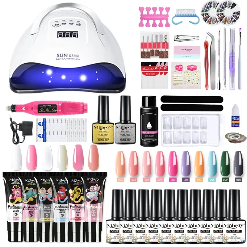 Medicine 150W Set Nail Set UV LED LAMPE POUR MANICURE GEL ROSIR DU ROSIDE DE CONSET