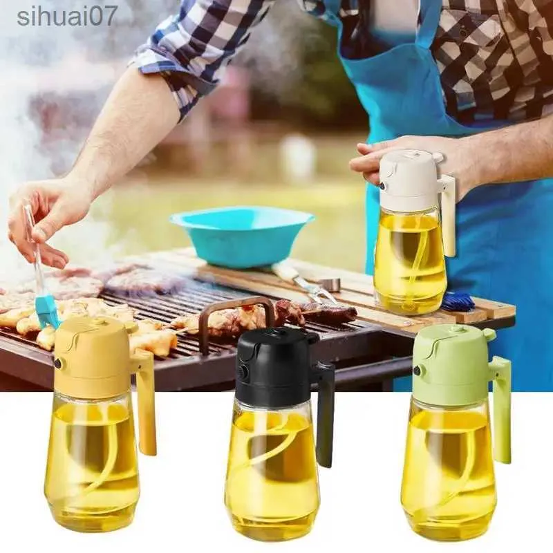 Altra barretta da pranzo da cucina 2 in 1 olio da olio da olio per olio bottiglia olio da cucina spray per olio da cucina da cucina a 470 ml di frigorifera a pista spray YQ2400408