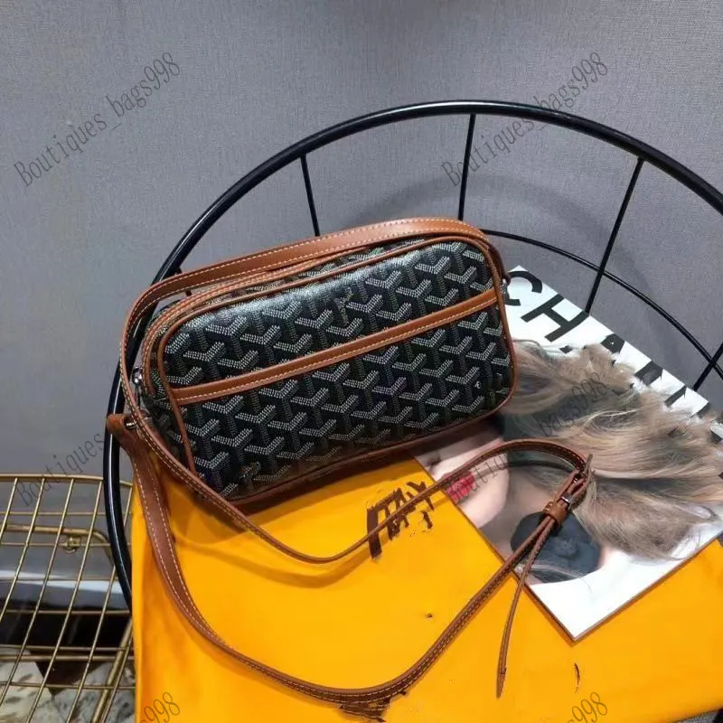 10a Neues luxuriöses Markenname Leder Handtasche Hochqualität Kamera Bag Umhängetasche Mode Brieftasche Markenname Frauenhandtasche Doppelschloss Beutel Brieftasche
