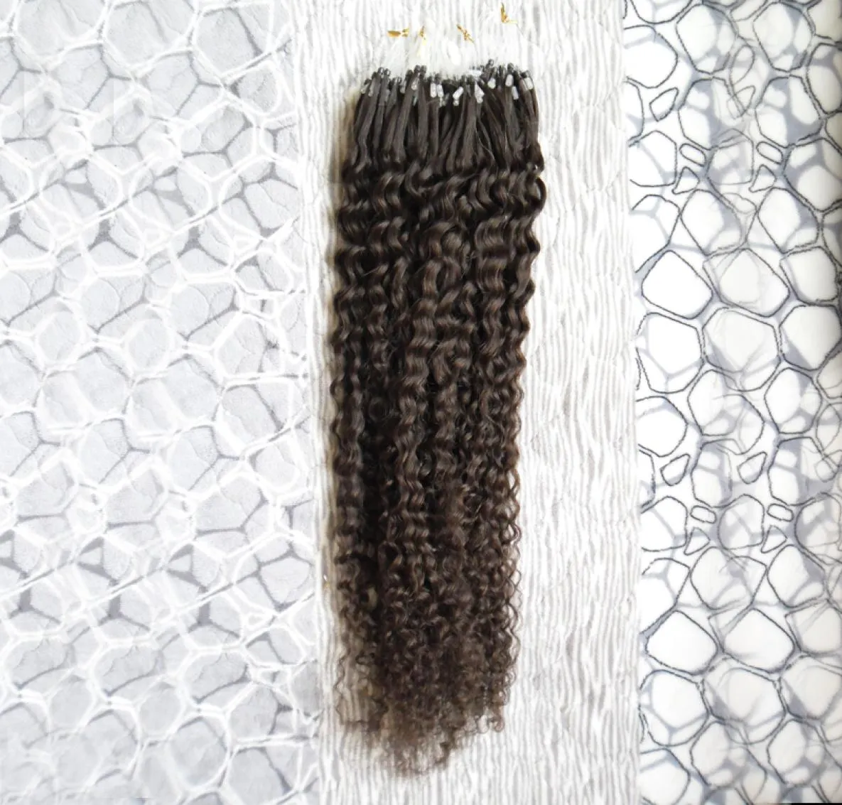 Extensões de cabelo humano Extensões de cabelo de anel de micro loop cachey cachey 100g 1gs 100s Remy Micro Bead Hair Extensions