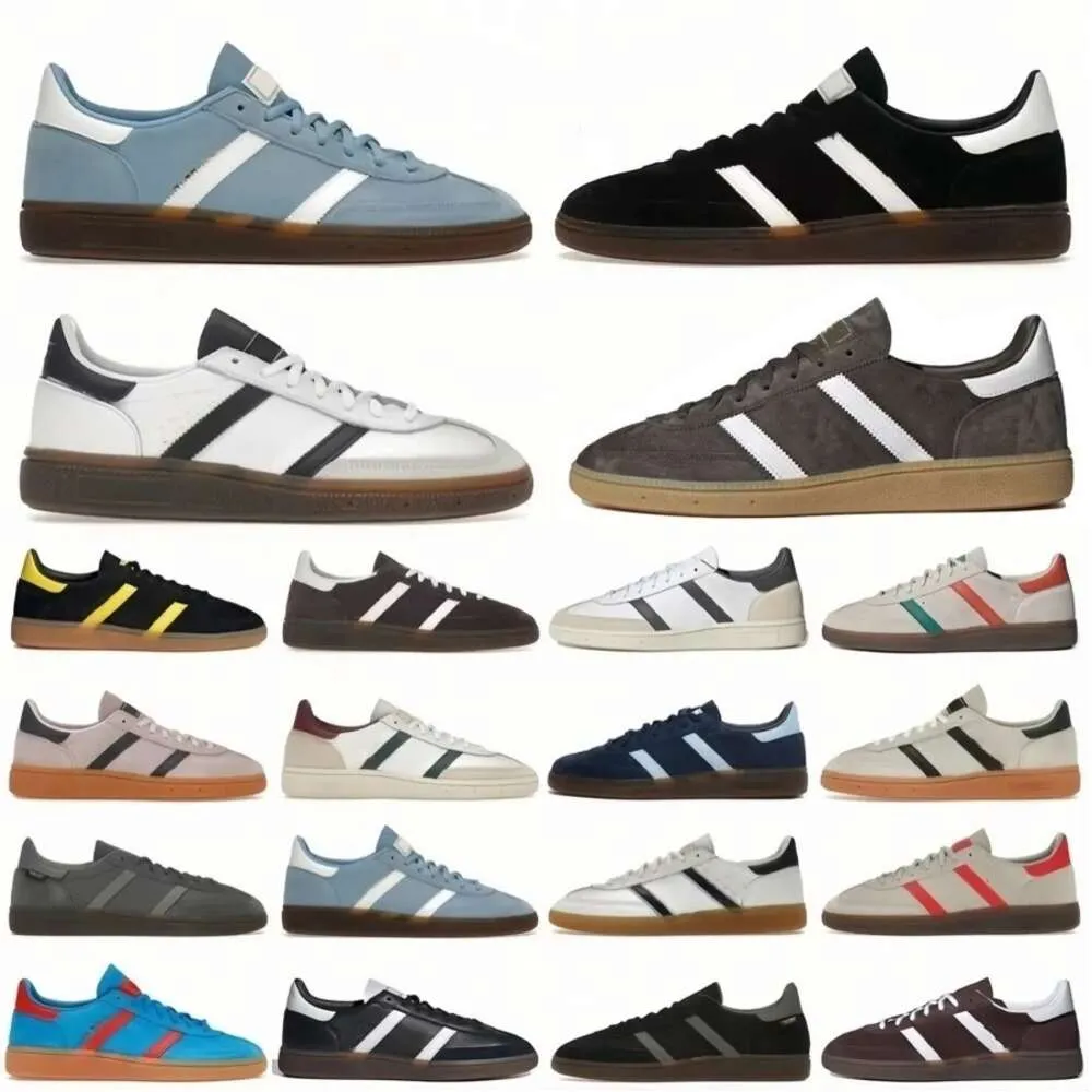 Spezials Handball Spezial DesignerSports Shoesカジュアルプラットフォームアルミニウムブラックガムブラッククリアピンクガム大学海軍男性女性ネイビーガムスポーツスニーカー