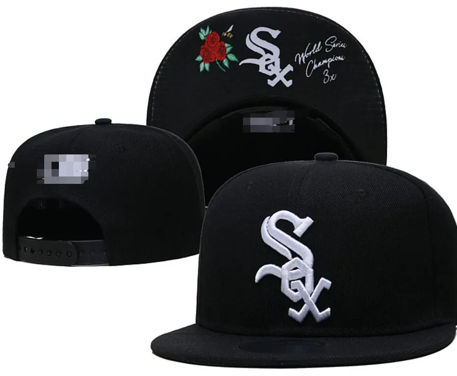 "White Sox" Caps 2023-24 Unisex Baseball Cap Snapback Hat Word Series Champions Locker Room 9Fifty Sun Hut Stickerei Frühlingssommer Großhandel A1