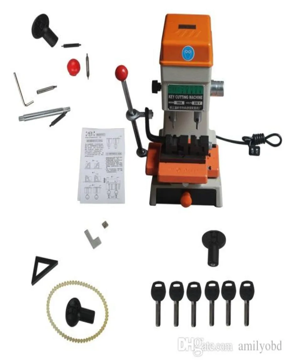 Laser Defu Cutter Key Cutting Machine 368A med fulla setcutters Tools Parts1982787