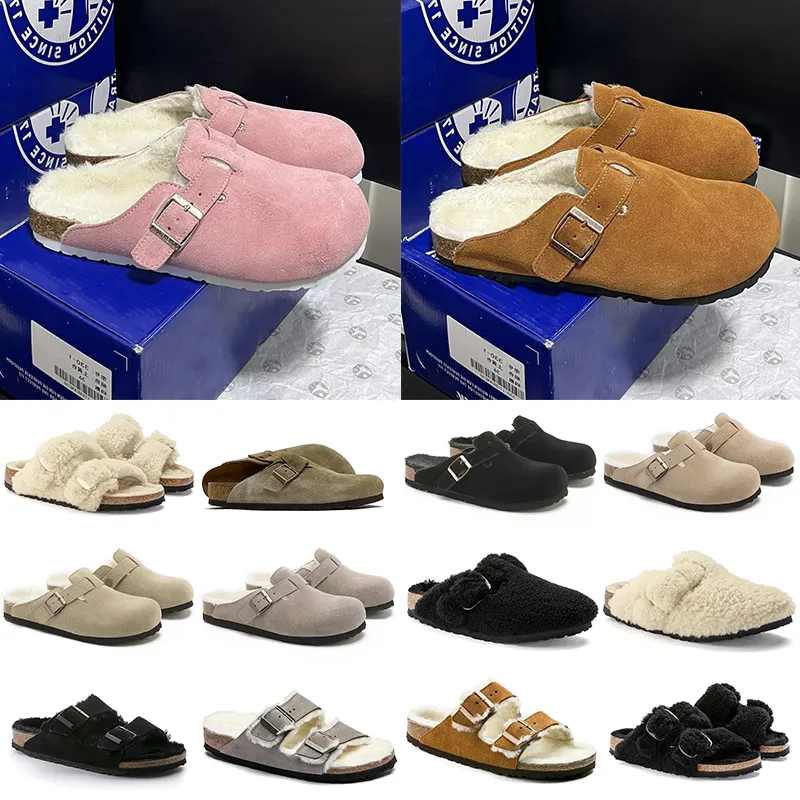 BK Designer Sandals Mężczyźni Slajdy Slajdy Platforma Kapcie Bostony Clogs Sandale Miękkie muły płaskie blagach buty na zewnątrz wewnętrzne pancerniki pantoufle buty Birkin