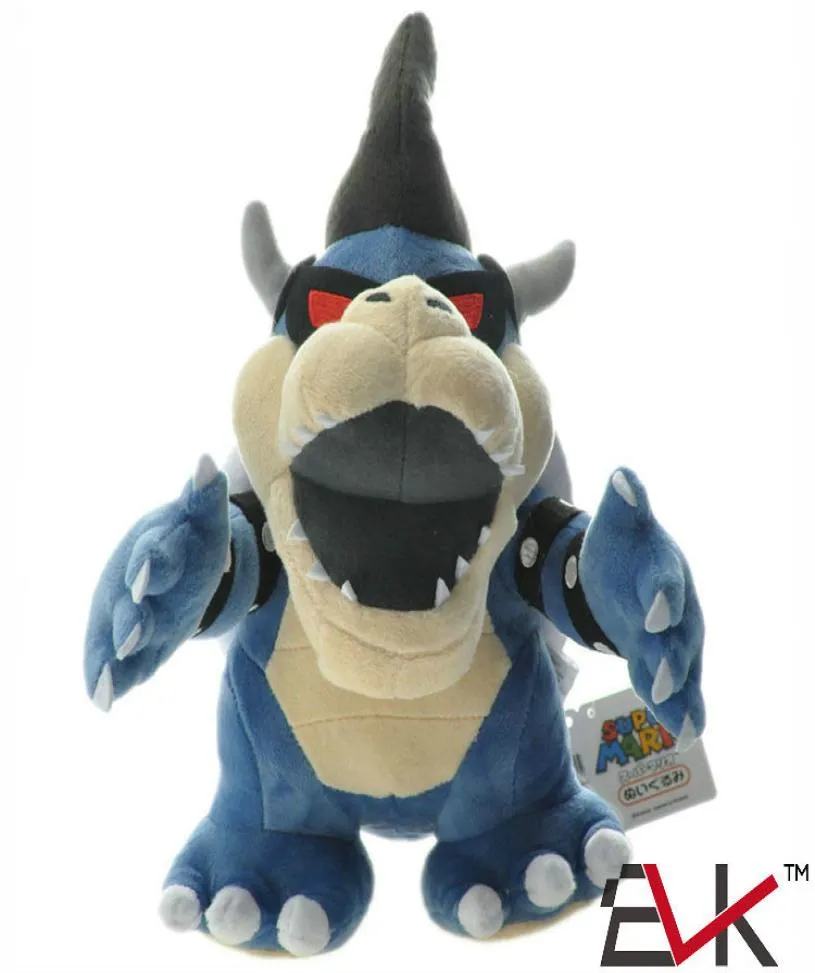 28cm / 11 인치 Super Bros. Blue Koopa Baby Dragon Dark Plush Doll 소프트 플러시 인형 플러시 장난감 7074154