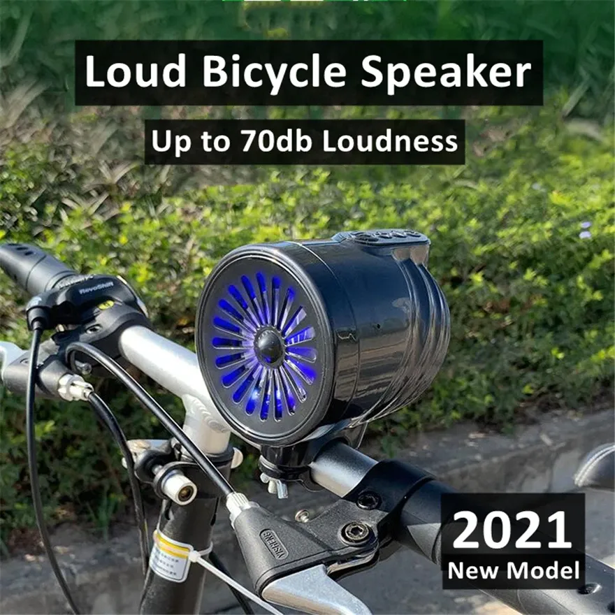 Microfones Loud Cycling Riding Bicycle Speaker Waterproof HiFi Radio FM USB Bike Speakers SoundBar Box Mini Sound System Högtalare Aktiv