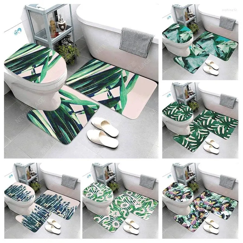 バスマットアンチスリップマットバスルーム小さなラグシャワー装飾吸収性足浴浴槽トイレモランディノルディックレター