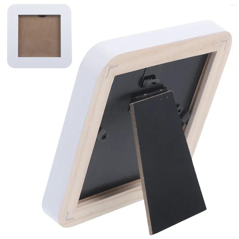 Frames Small en bois d'image PO Picture de bureau