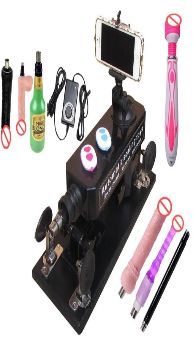 Neues Upgrade erschwinglicher Sexmaschinen -Set und Frauen automatische Masturbation Love Robot Machine 06 Strich -Distanz Sex Toys2244503