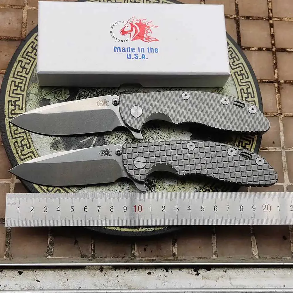 Titanium Handle Folding Knife With Ceramic Bearing, Mark