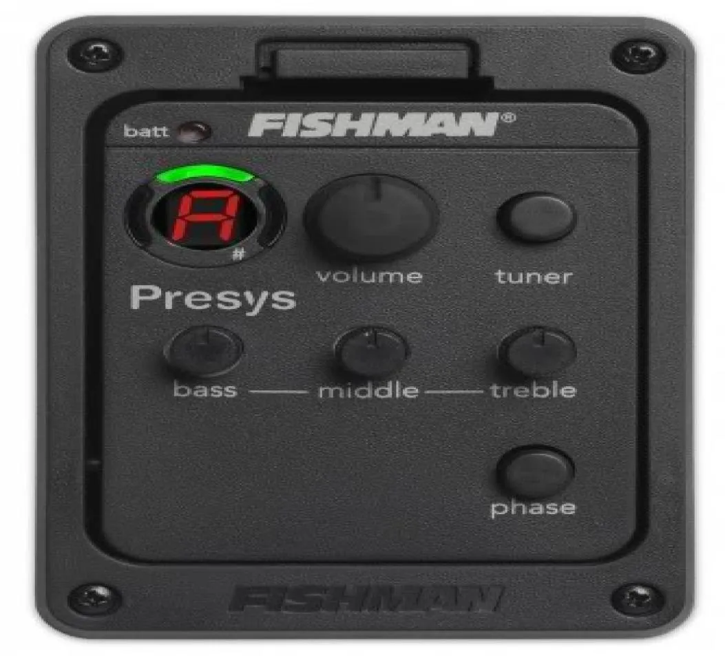 Fishman pickups Presys Blend 101 Preamp EQ Tuner Piezo Pickup Equalizer6292973
