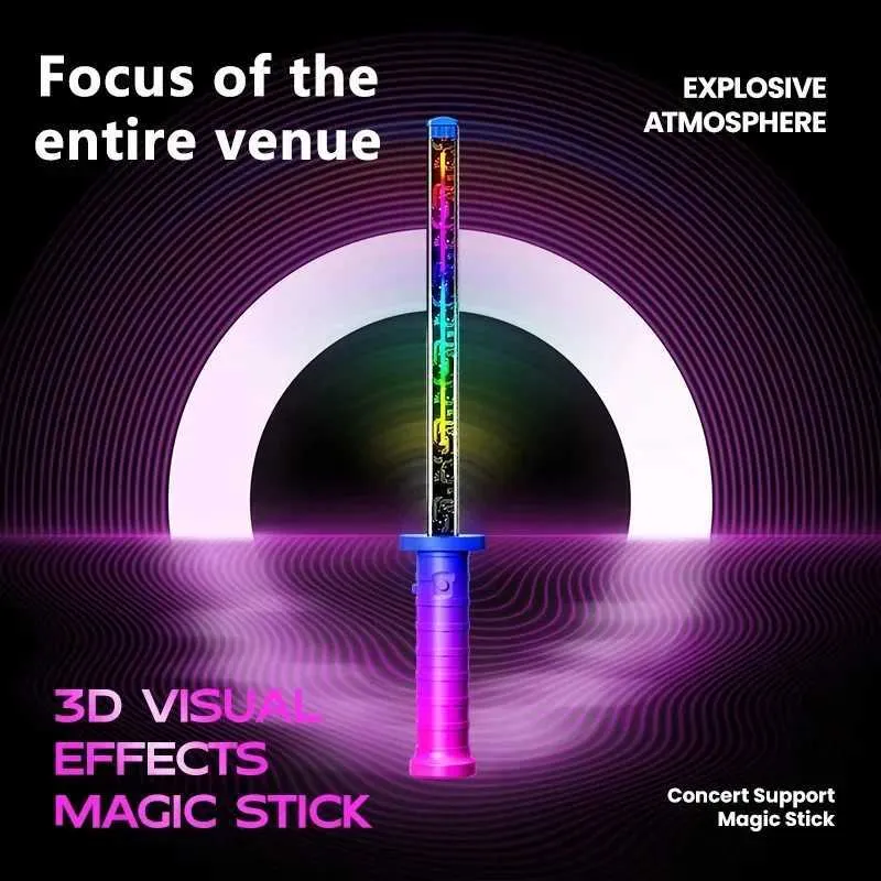 LED Light Sticks - Customizable Text & Image Display - Party, Concert ...