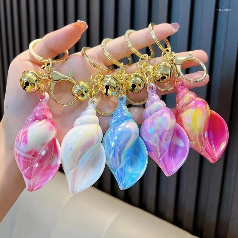 Keychains CONCH UNIQUE Décoration de porte-clés Portable Charme clé pour les voyageurs et les adultes