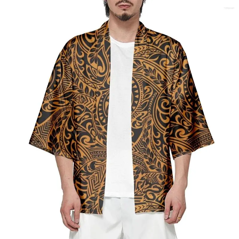 Roupas étnicas 2024 verão japonês quimono masculino e feminino harajuku tradicional Paisley Pattern Patcher praia camisa elegante roubo de banho chique