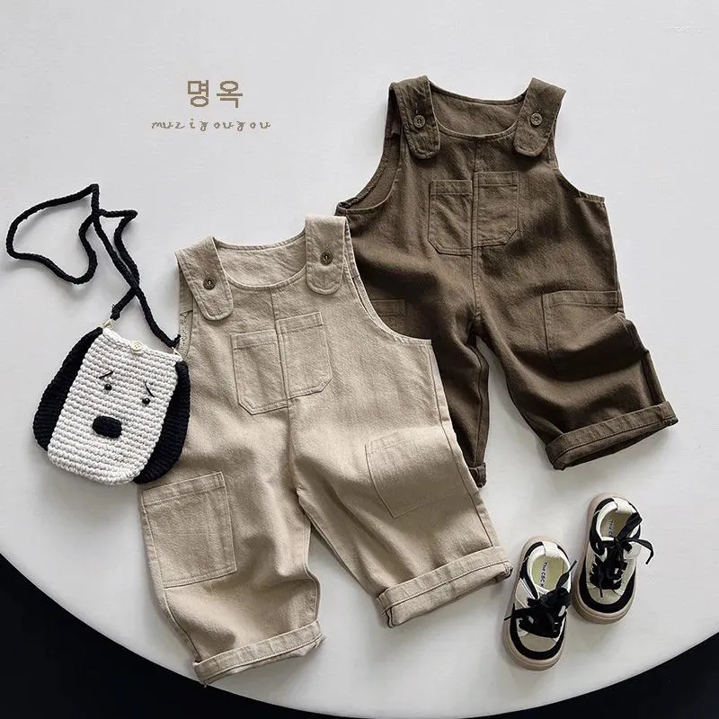 Trousers Boys Backpack Pants Autumn Children Casual Loose And Comfortable Girls Trendy Clothing