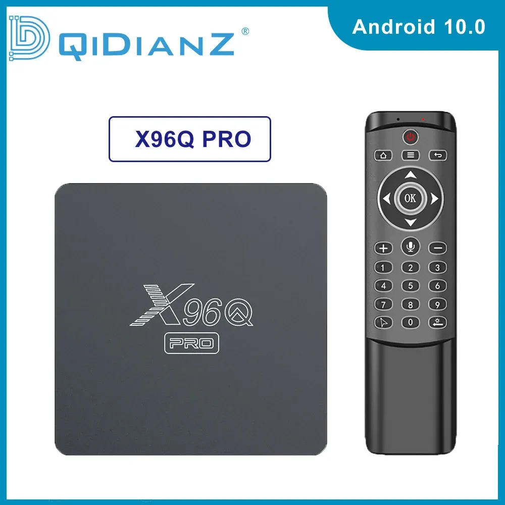 Box X96Q Pro Smart TV Box Android 10.0 4K BRASIL 2.4G WIFI 1080P Allwinner H313 Frete gratis para brasil boitier Android TV