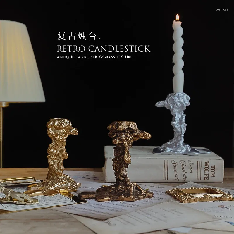 Świece posiadacze skandynawskie styl vintage Candlestick Wystrój domu