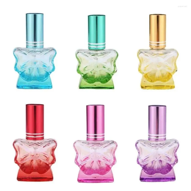 Opslagflessen bowknop gevormde parfum opnieuw vulbare fles lege luxe 15 ml glazen spray fijne mist transparante verstuiver reizen